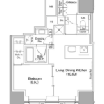 【賃貸】ザ・パークハビオ麻布十番 部屋番号：８０５ 画像1